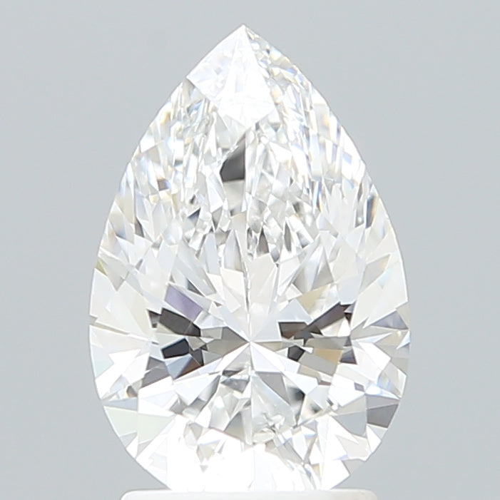 2.27 Carat Pear Shaped, Ideal Cut, D Color, VVS1 Clarity, IGI Certified Lab Grown Diamond