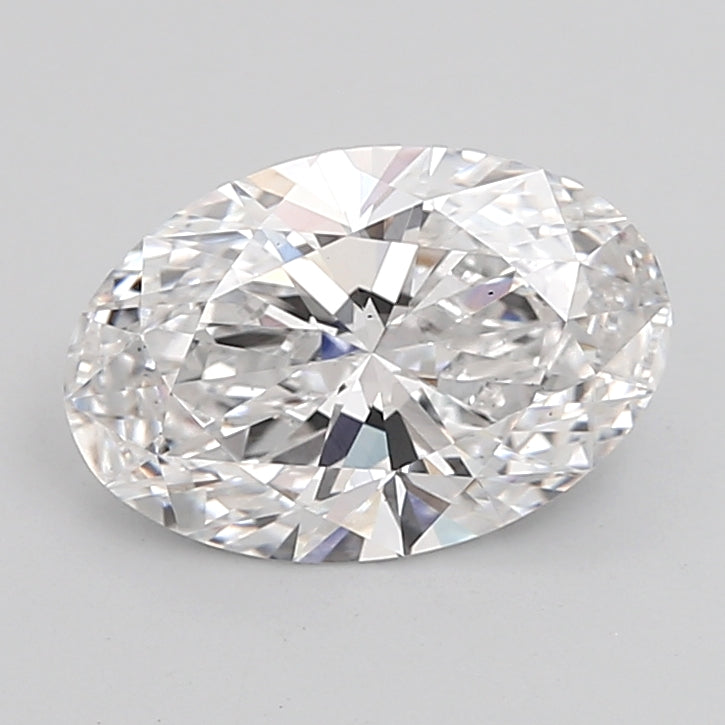 3.04 Carat Oval Shaped, Ideal Cut, D Color, VS2 Clarity, IGI Certified Lab Grown Diamond