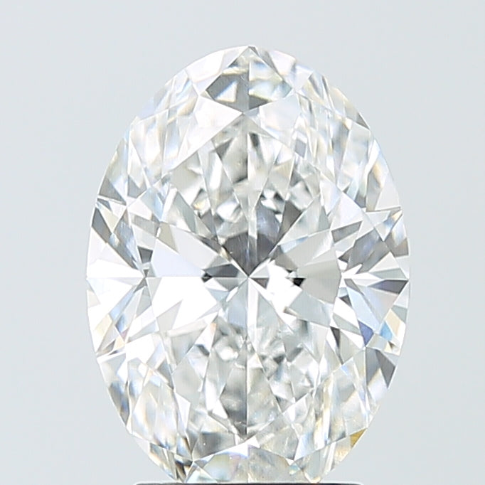 3.02 Carat Oval Shaped, Ideal Cut, E Color, VVS2 Clarity, IGI Certified Lab Grown Diamond