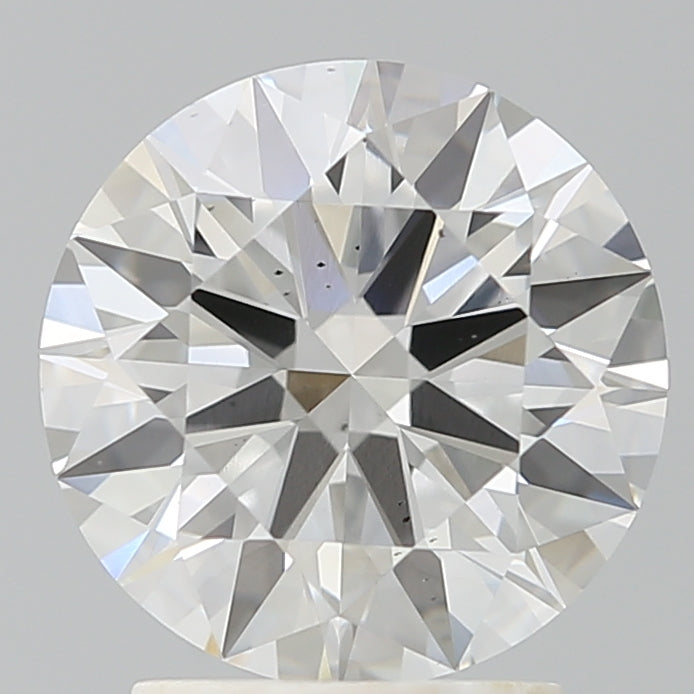 2.42 Carat Round Shaped, Ideal Cut, F Color, VS2 Clarity, IGI Certified Lab Grown Diamond