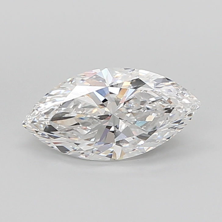 4.03 Carat Marquise Shaped, Ideal Cut, D Color, VVS2 Clarity, IGI Certified Lab Grown Diamond