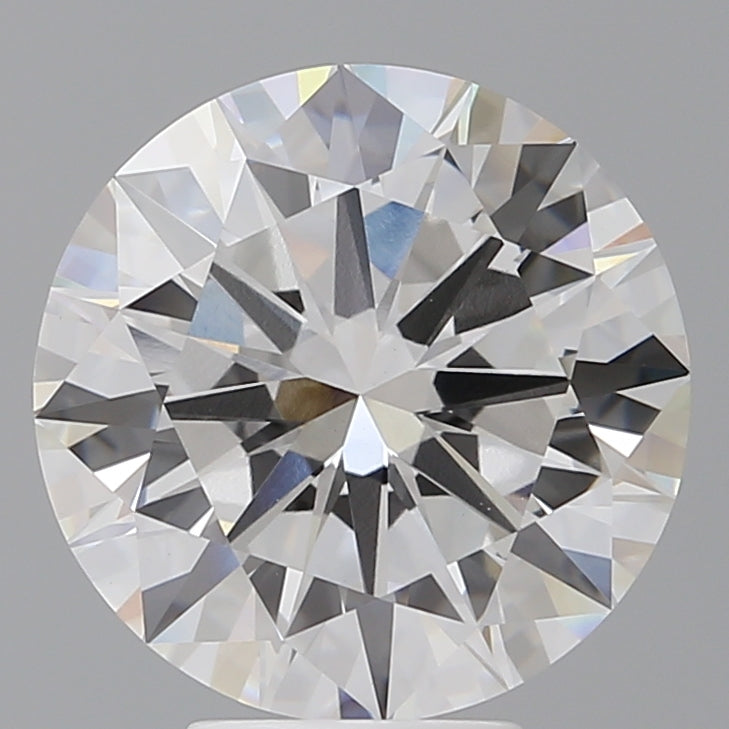6.05 Carat Round Shaped, Excellent Cut, E Color, VVS2 Clarity, IGI Certified Lab Grown Diamond