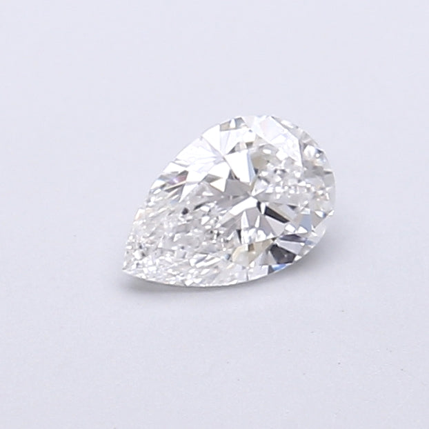 0.36 Carat Pear Shaped, Very Good Cut, D Color, VVS2 Clarity, IGI Certified Lab Grown Diamond