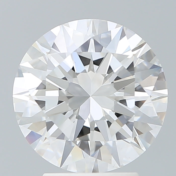 3.27 Carat Round Shaped, Excellent Cut, F Color, VS1 Clarity, IGI Certified Lab Grown Diamond