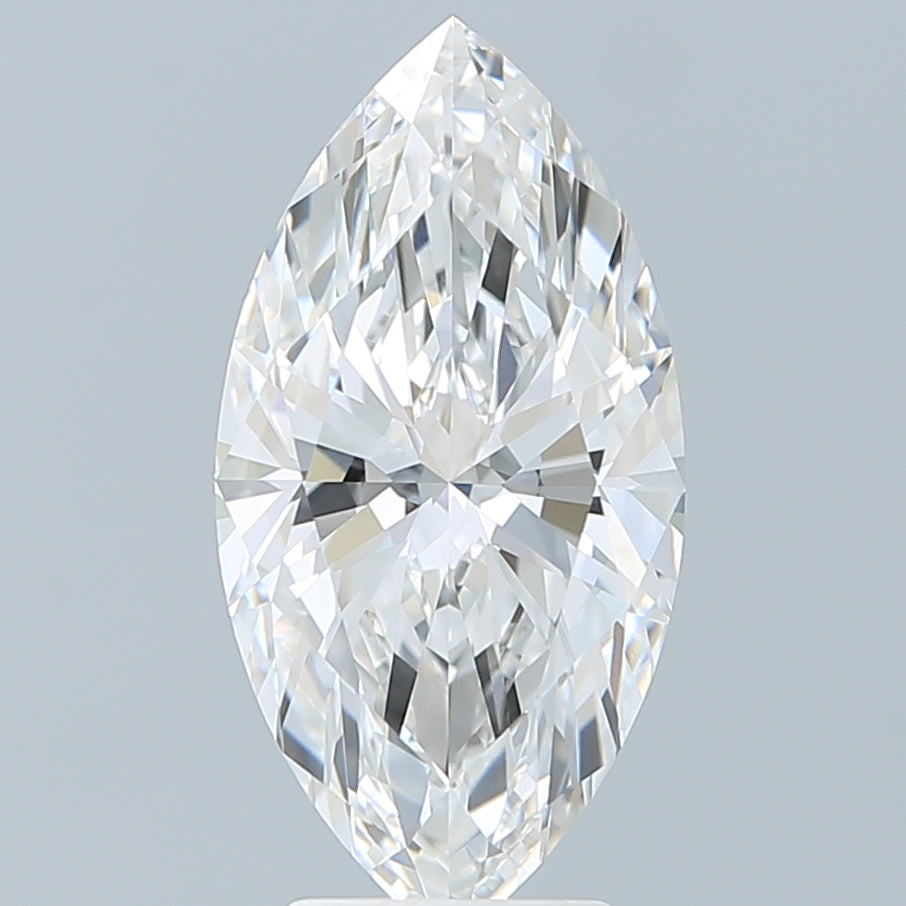 4.10 Carat Marquise Shaped, Ideal Cut, E Color, VVS1 Clarity, IGI Certified Lab Grown Diamond