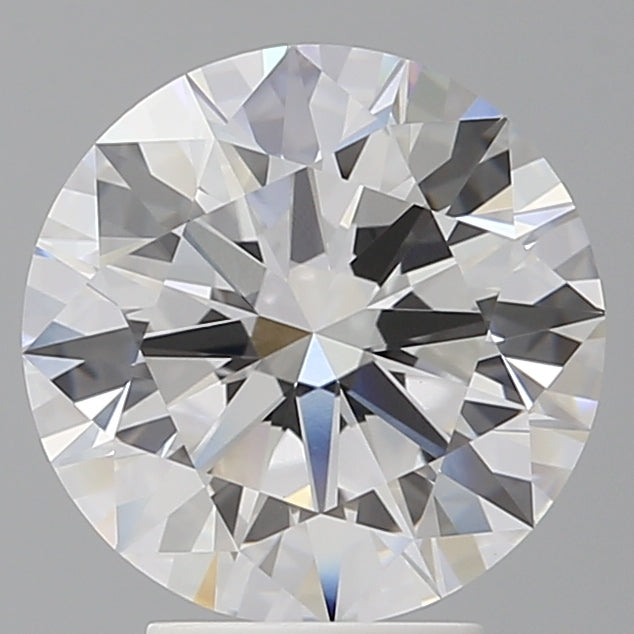 4.03 Carat Round Shaped, Ideal Cut, E Color, VVS2 Clarity, IGI Certified Lab Grown Diamond
