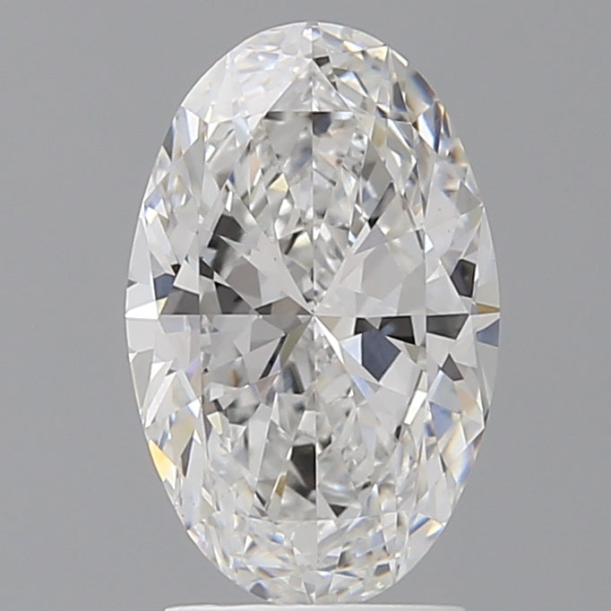 2.54 Carat Oval Shaped, Ideal Cut, D Color, VVS2 Clarity, IGI Certified Lab Grown Diamond