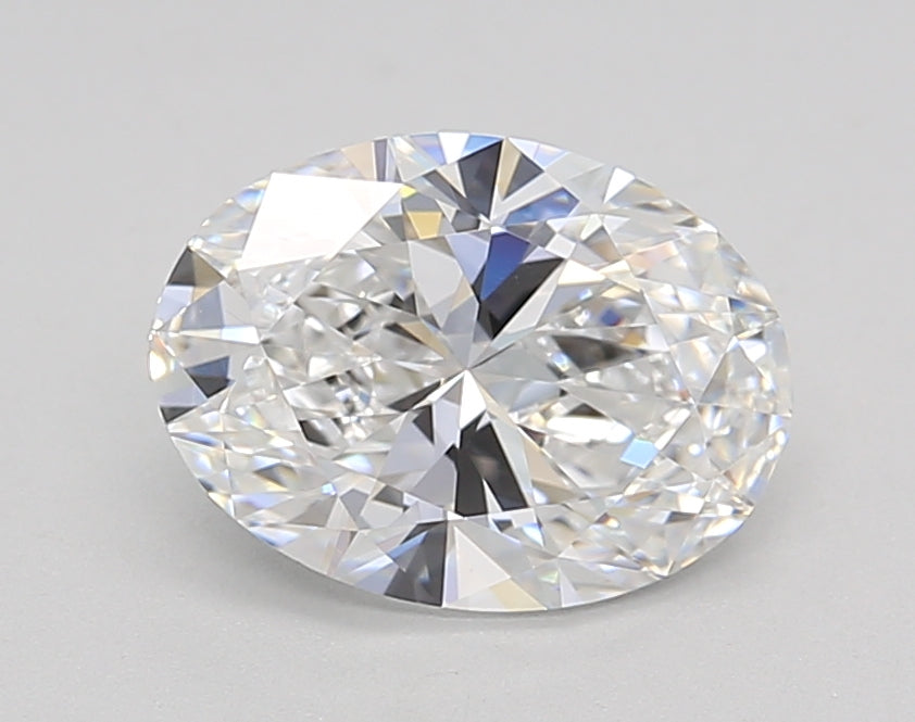 1.50 Carat Oval Shaped, Ideal Cut, D Color, VS1 Clarity, GIA Certified Lab Grown Diamond