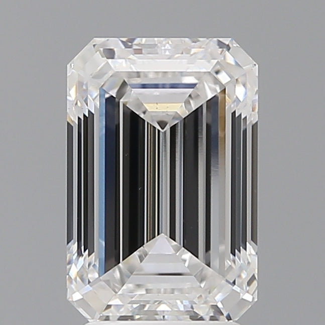 3.07 Carat Emerald Shaped, Ideal Cut, D Color, VS1 Clarity, IGI Certified Lab Grown Diamond