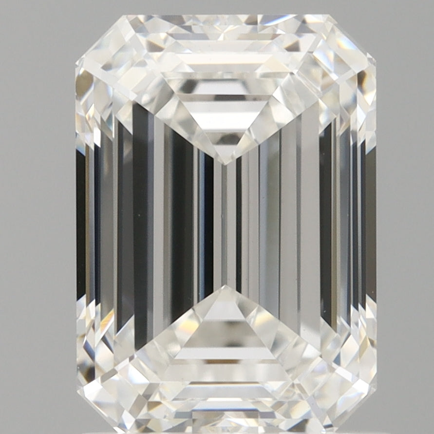 1.55 Carat Emerald Shaped, Ideal Cut, E Color, VVS2 Clarity, IGI Certified Lab Grown Diamond