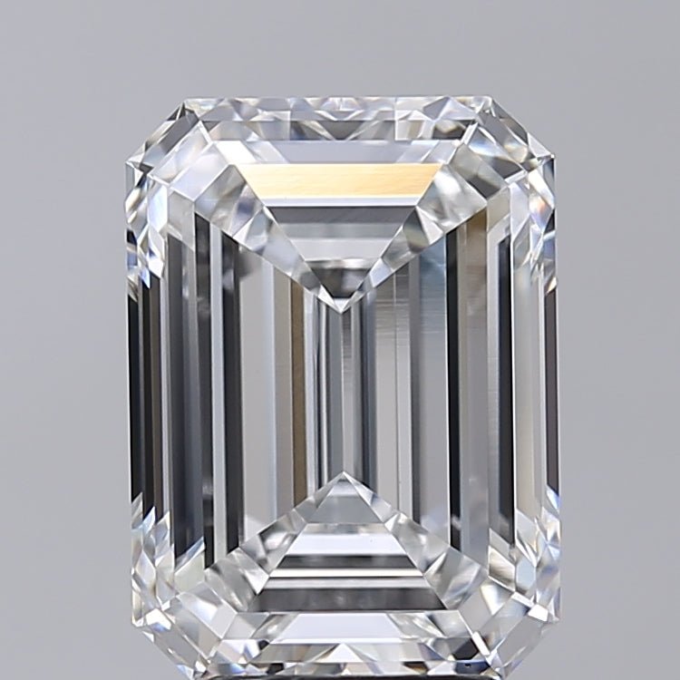 5.01 Carat Emerald Shaped, Very Good Cut, E Color, VVS2 Clarity, IGI Certified Lab Grown Diamond