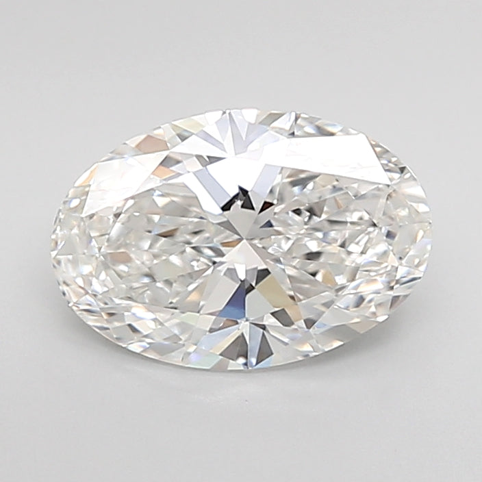 2.01 Carat Oval Shaped, Ideal Cut, F Color, VS1 Clarity, IGI Certified Lab Grown Diamond