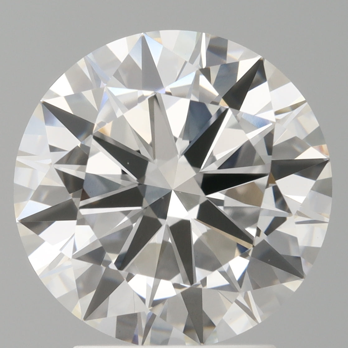 3.00 Carat Round Shaped, Excellent Cut, F Color, VVS2 Clarity, IGI Certified Lab Grown Diamond