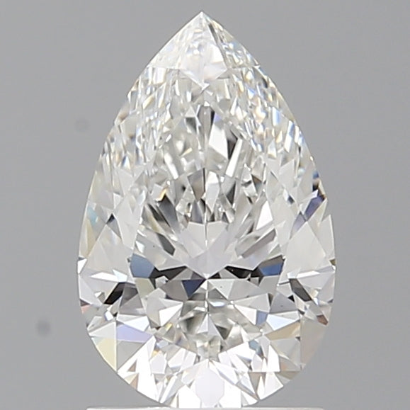 1.54 Carat Pear Shaped, Ideal Cut, E Color, VVS2 Clarity, IGI Certified Lab Grown Diamond