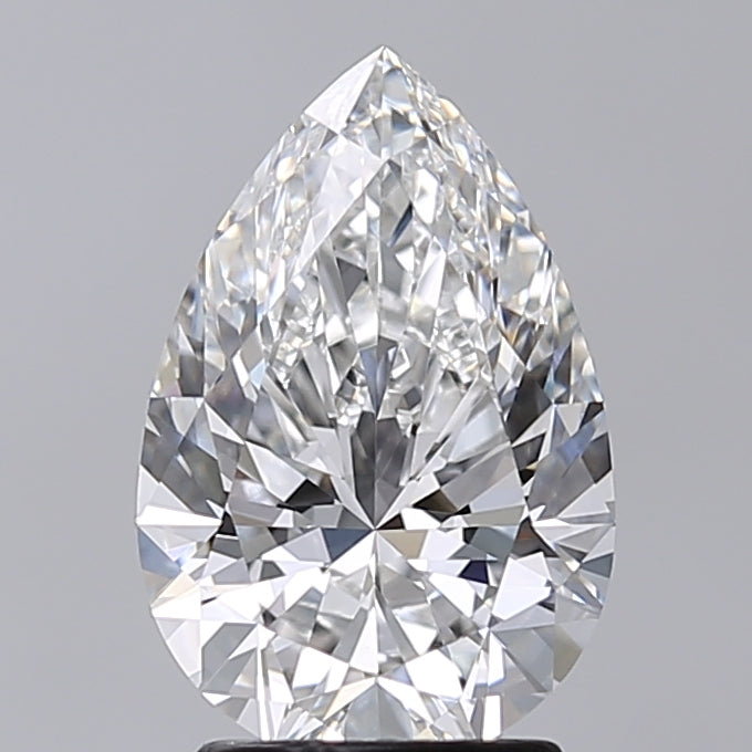2.51 Carat Pear Shaped, E Color, VVS2 Clarity, IGI Certified Lab Grown Diamond