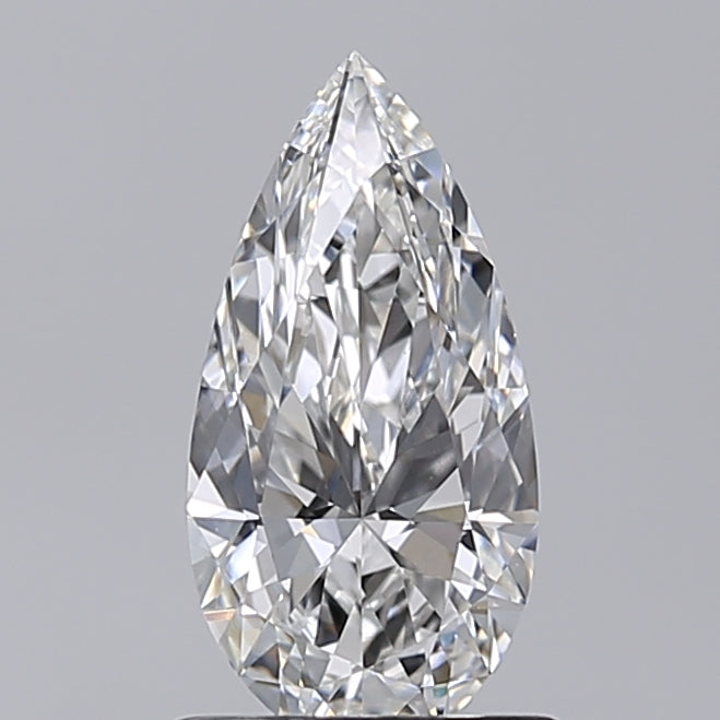 1.02 Carat Pear Shaped, Ideal Cut, F Color, VVS2 Clarity, IGI Certified Lab Grown Diamond