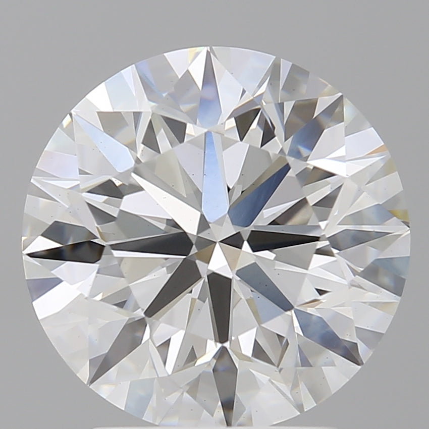 3.00 Carat Round Shaped, Excellent Cut, E Color, VS1 Clarity, IGI Certified Lab Grown Diamond