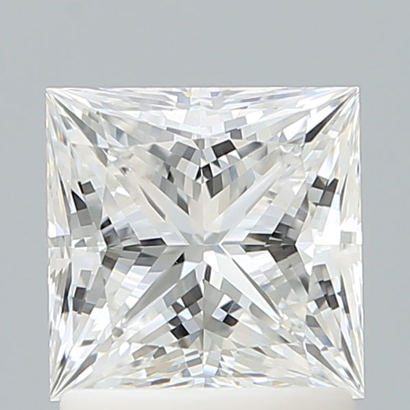1.55 Carat Princess Shaped, Ideal Cut, E Color, VVS2 Clarity, IGI Certified Lab Grown Diamond