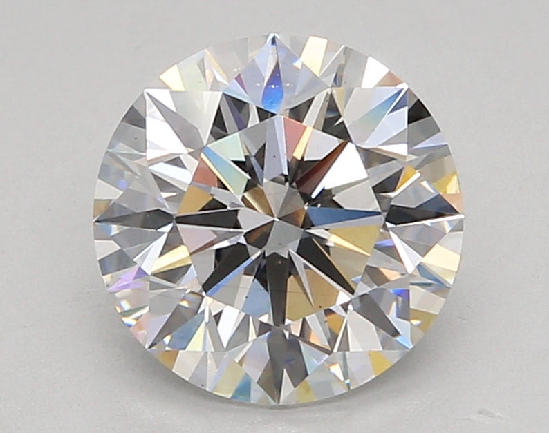 2.76 Carat Round Shaped, Ideal Cut, G Color, VS2 Clarity, IGI Certified Lab Grown Diamond