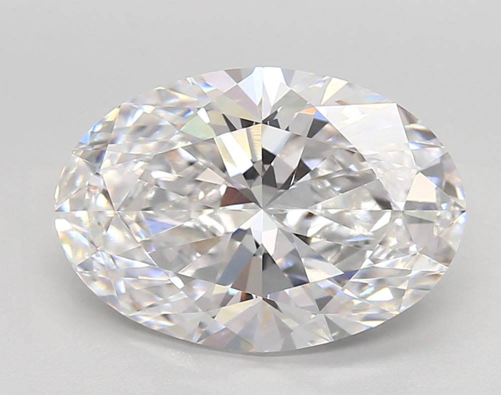 4.26 Carat Oval Shaped, Very Good Cut, D Color, VVS1 Clarity, IGI Certified Lab Grown Diamond