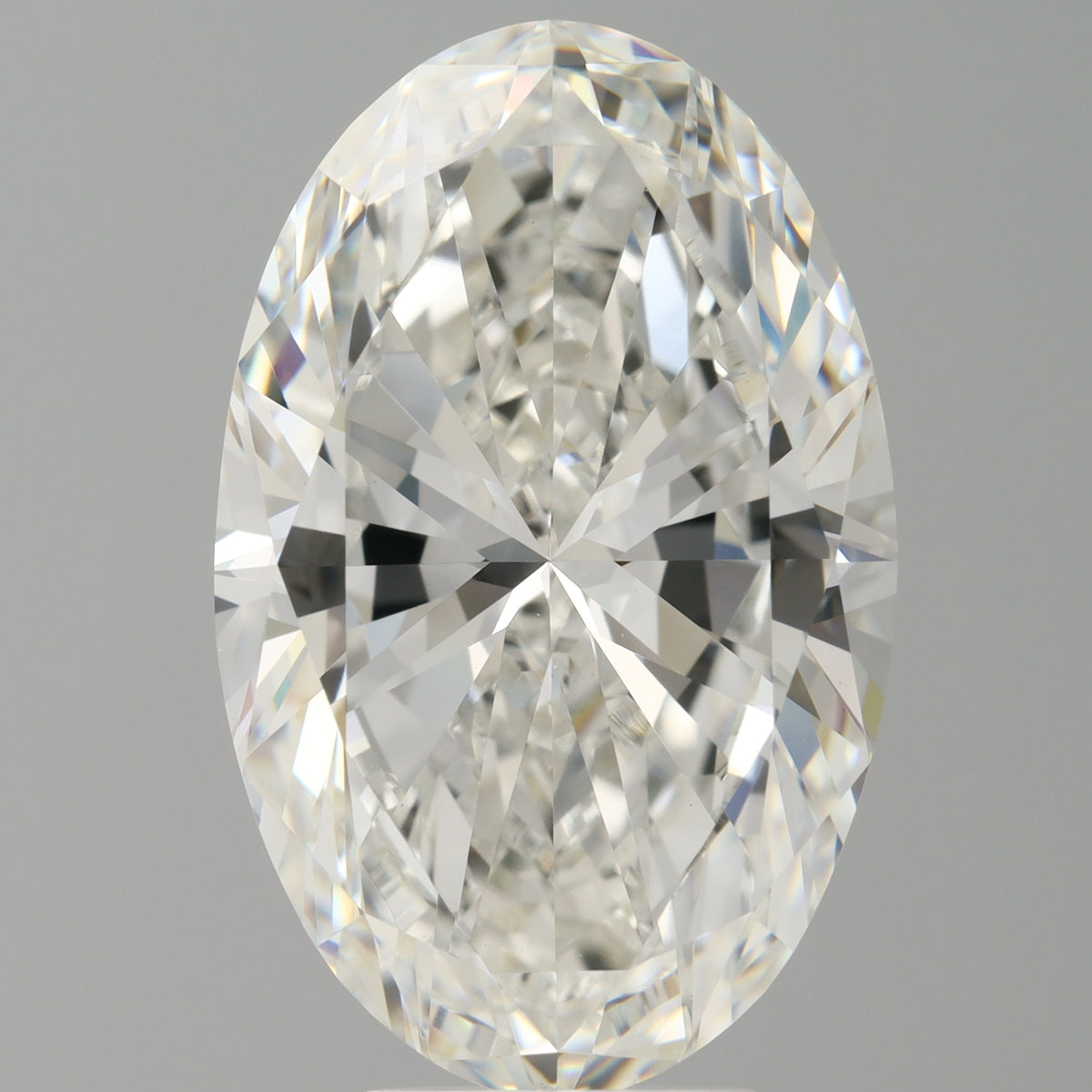 7.01 Carat Oval Shaped, Ideal Cut, F Color, VVS2 Clarity, IGI Certified Lab Grown Diamond