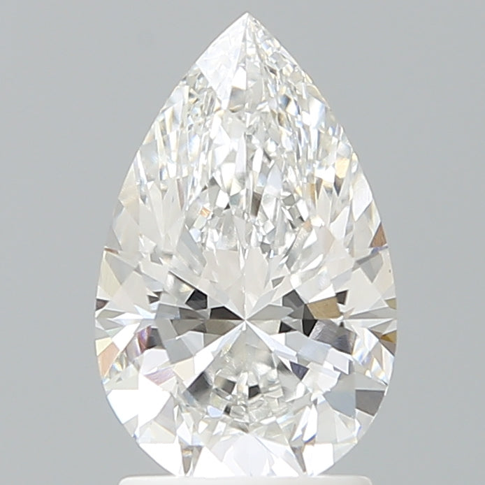 2.10 Carat Pear Shaped, Excellent Cut, E Color, VVS2 Clarity, IGI Certified Lab Grown Diamond