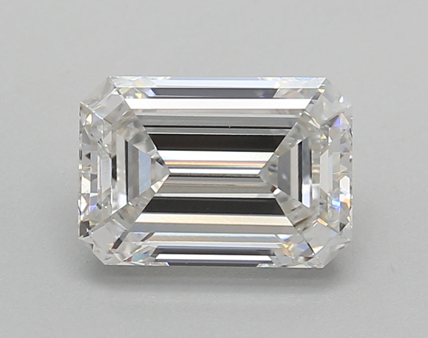 2.01 Carat Emerald Shaped, Excellent Cut, E Color, VVS2 Clarity, IGI Certified Lab Grown Diamond