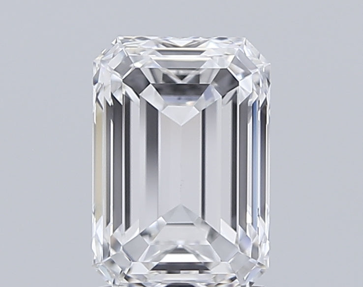 1.81 Carat Emerald Shaped, Ideal Cut, D Color, VS1 Clarity, IGI Certified Lab Grown Diamond