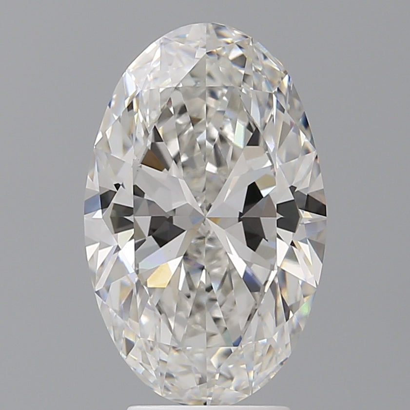 4.05 Carat Oval Shaped, Ideal Cut, G Color, VVS2 Clarity, IGI Certified Lab Grown Diamond