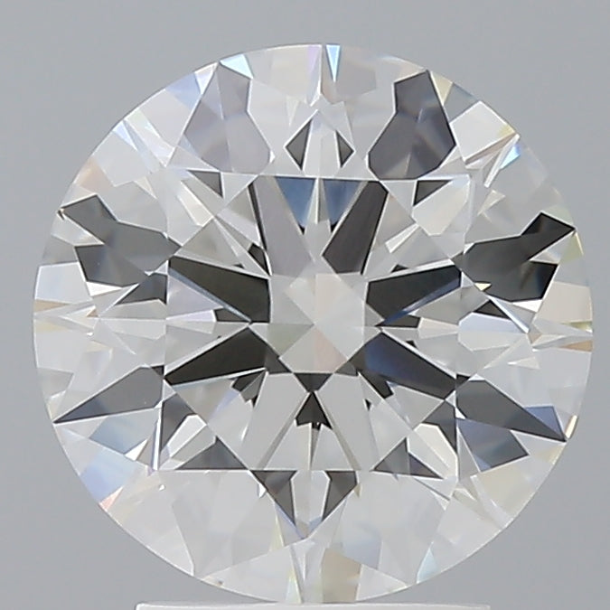 3.05 Carat Round Shaped, Ideal Cut, F Color, VVS2 Clarity, IGI Certified Lab Grown Diamond