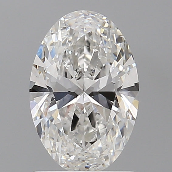 1.50 Carat Oval Shaped, Ideal Cut, E Color, VS1 Clarity, IGI Certified Lab Grown Diamond