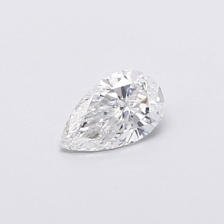 0.78 Carat Pear Shaped, Very Good Cut, D Color, VS1 Clarity, IGI Certified Lab Grown Diamond