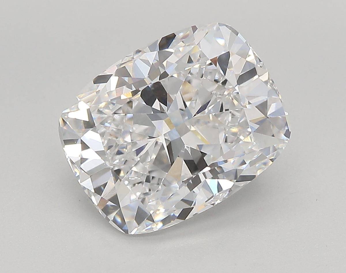 4.32 Carat Cushion Shaped, Very Good Cut, D Color, VVS1 Clarity, IGI Certified Lab Grown Diamond