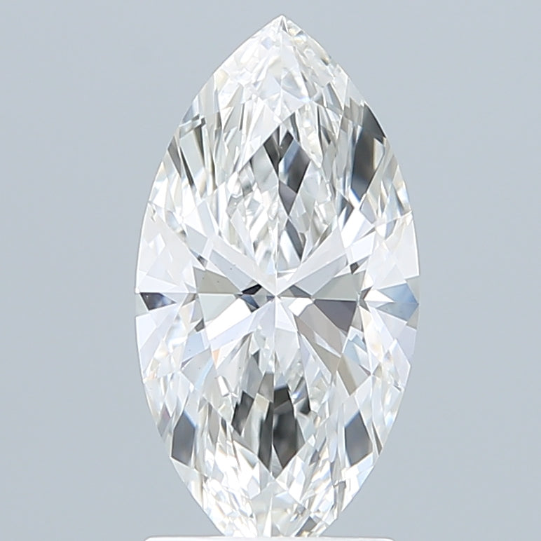 2.05 Carat Marquise Shaped, Ideal Cut, F Color, VVS2 Clarity, IGI Certified Lab Grown Diamond