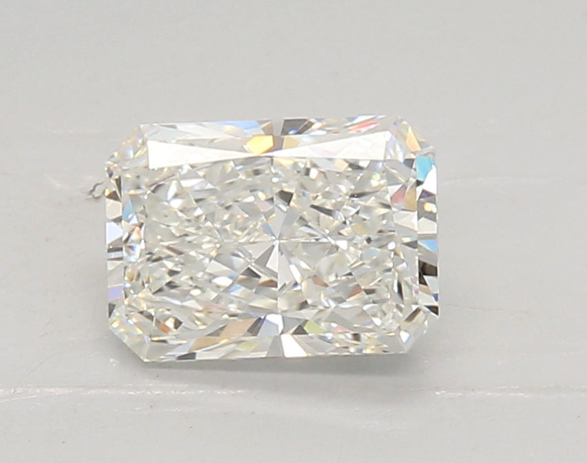 1.30 Carat Radiant Shaped, Ideal Cut, F Color, VVS2 Clarity, IGI Certified Lab Grown Diamond