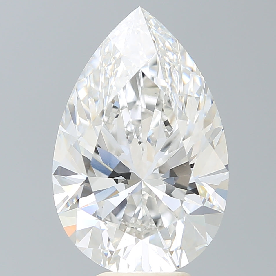 7.30 Carat Pear Shaped, Ideal Cut, G Color, VS1 Clarity, IGI Certified Lab Grown Diamond