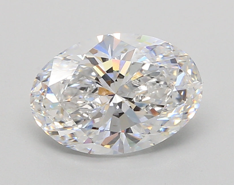 2.04 Carat Oval Shaped, Ideal Cut, E Color, VS1 Clarity, IGI Certified Lab Grown Diamond