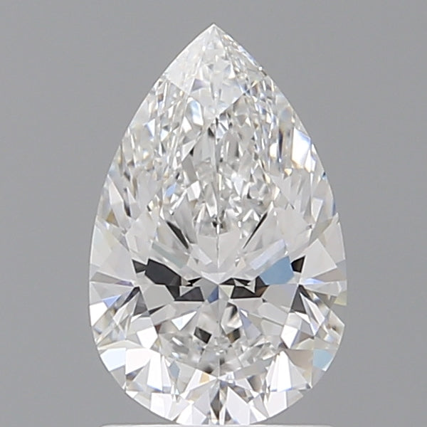 1.59 Carat Pear Shaped, Ideal Cut, D Color, VVS2 Clarity, IGI Certified Lab Grown Diamond