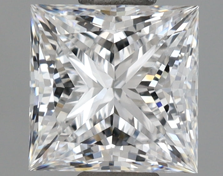 1.07 Carat Princess Shaped, Ideal Cut, D Color, IF Clarity, IGI Certified Lab Grown Diamond