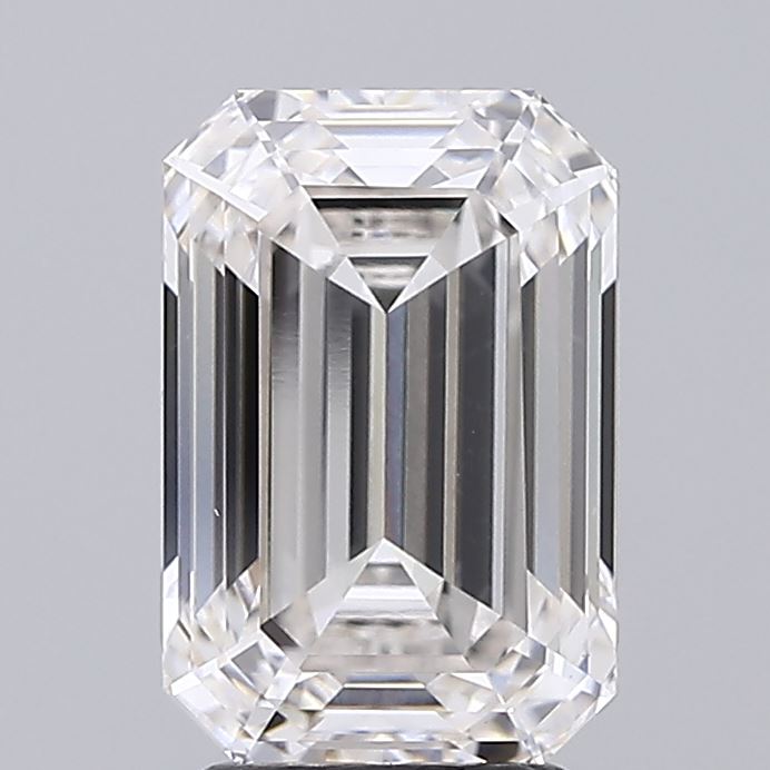 3.51 Carat Emerald Shaped, Ideal Cut, G Color, VS1 Clarity, IGI Certified Lab Grown Diamond