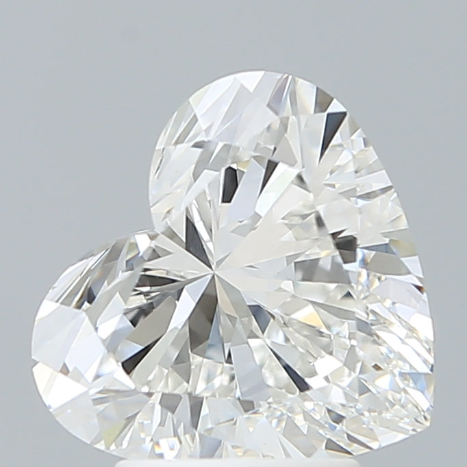 3.10 Carat Heart Shaped, Excellent Cut, E Color, VVS2 Clarity, IGI Certified Lab Grown Diamond
