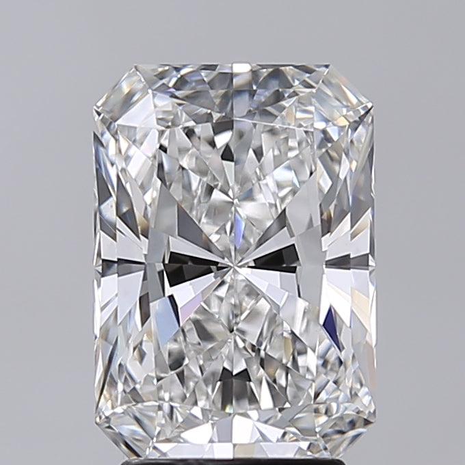 3.01 Carat Radiant Shaped, Excellent Cut, E Color, VVS2 Clarity, IGI Certified Lab Grown Diamond