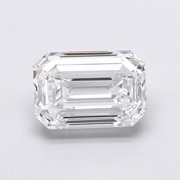 2.04 Carat Emerald Shaped, Very Good Cut, D Color, VS1 Clarity, IGI Certified Lab Grown Diamond