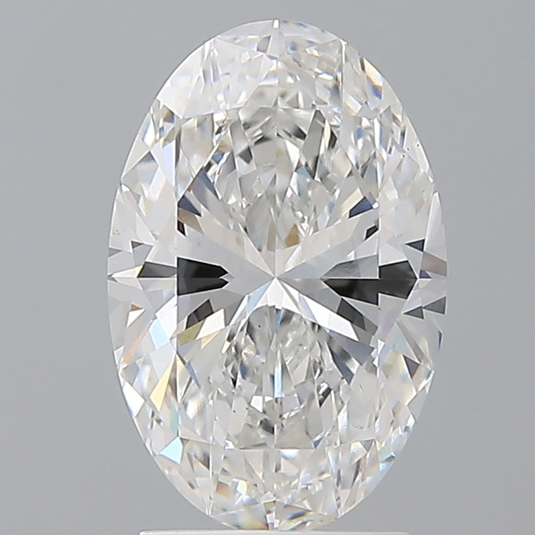 2.52 Carat Oval Shaped, Ideal Cut, E Color, VS1 Clarity, IGI Certified Lab Grown Diamond