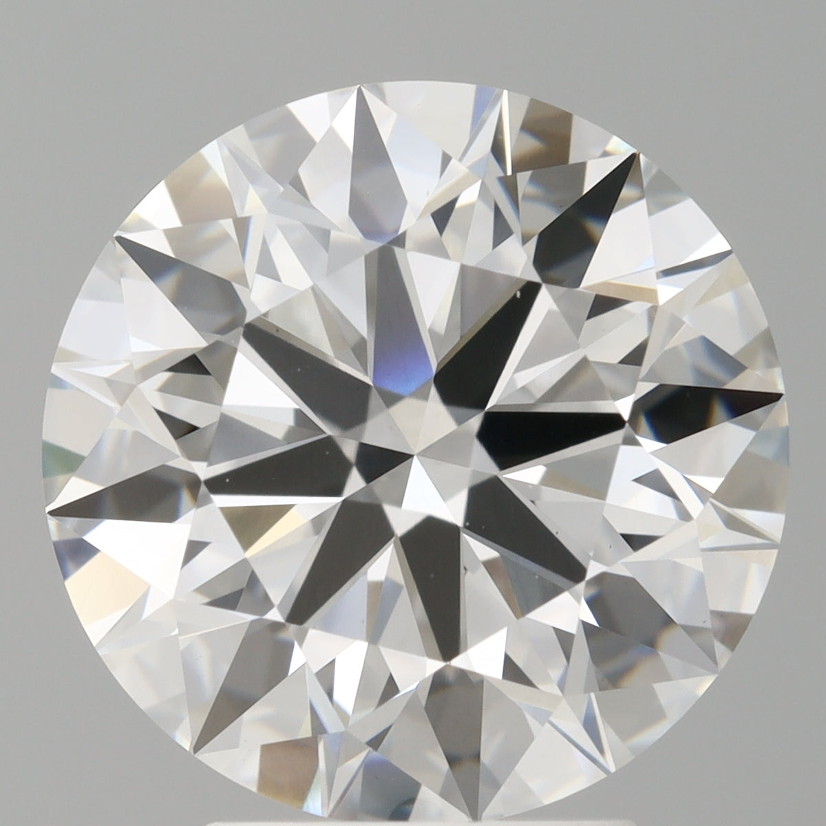 4.10 Carat Round Shaped, Ideal Cut, F Color, VVS2 Clarity, IGI Certified Lab Grown Diamond