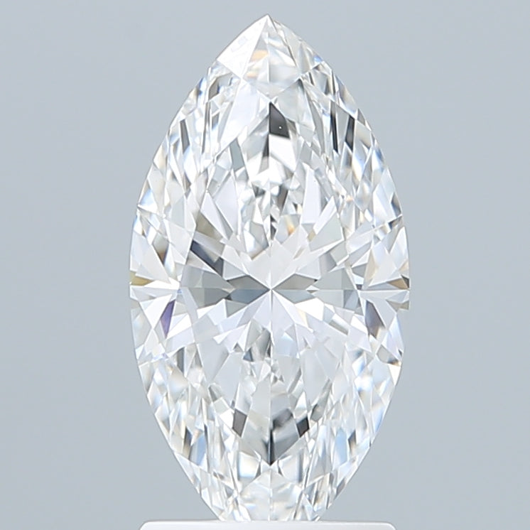 1.89 Carat Marquise Shaped, Excellent Cut, D Color, VVS2 Clarity, IGI Certified Lab Grown Diamond