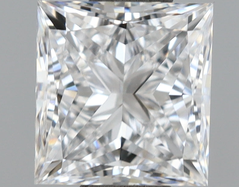 1.01 Carat Princess Shaped, Excellent Cut, D Color, VVS2 Clarity, IGI Certified Lab Grown Diamond