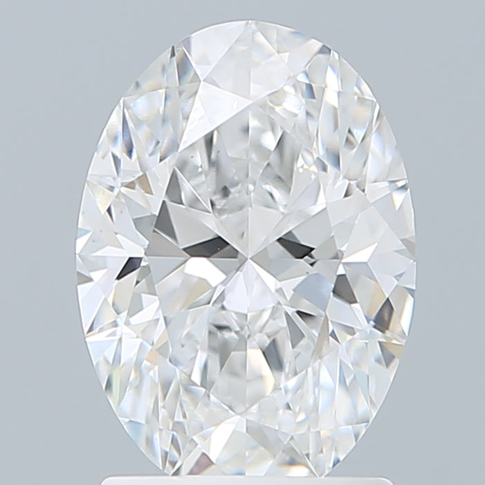 1.86 Carat Oval Shaped, Ideal Cut, D Color, VS1 Clarity, IGI Certified Lab Grown Diamond
