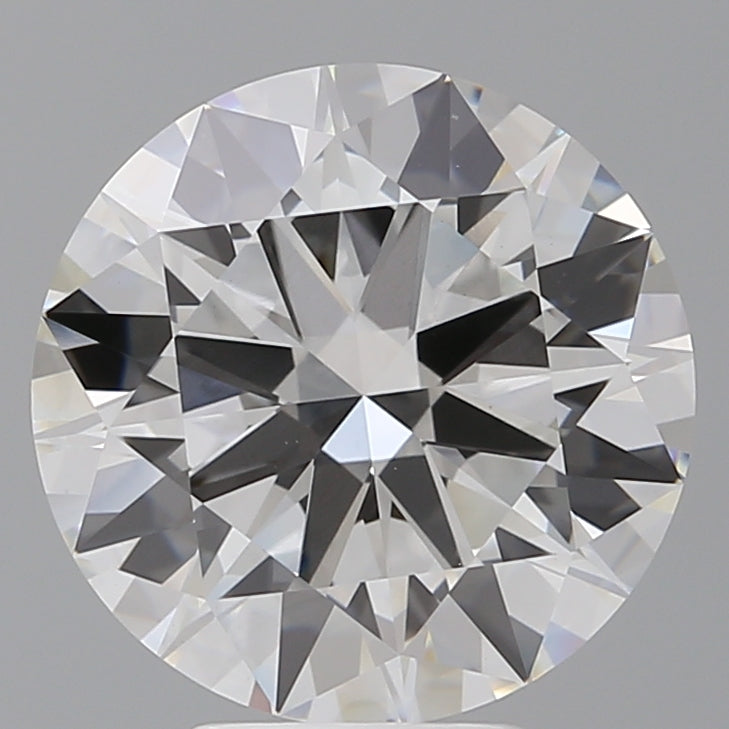 6.00 Carat Round Shaped, Excellent Cut, F Color, VVS2 Clarity, IGI Certified Lab Grown Diamond