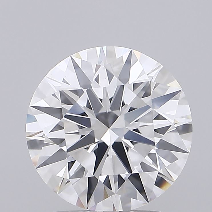 2.15 Carat Round Shaped, Ideal Cut, E Color, VVS2 Clarity, IGI Certified Lab Grown Diamond
